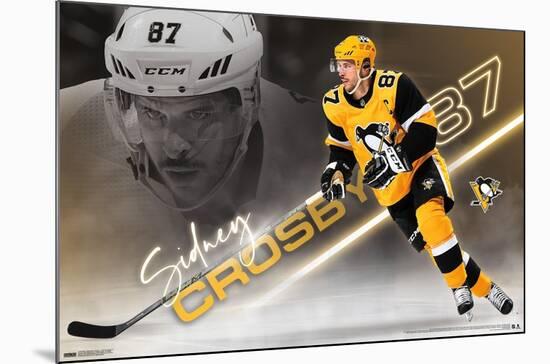 NHL Pittsburgh Penguins - Sidney Crosby 21-Trends International-Mounted Poster