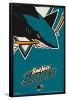 NHL San Jose Sharks - Logo 14-Trends International-Framed Poster
