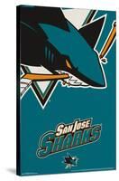 NHL San Jose Sharks - Logo 14-Trends International-Stretched Canvas