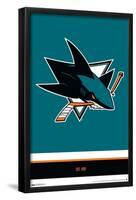 NHL San Jose Sharks - Logo 21-Trends International-Framed Poster