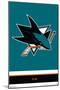 NHL San Jose Sharks - Logo 21-Trends International-Mounted Poster