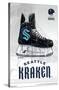 NHL Seattle Kraken - Drip Skate 20-Trends International-Stretched Canvas