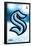 NHL Seattle Kraken - Logo 20-Trends International-Framed Poster