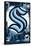 NHL Seattle Kraken - Maximalist Logo 23-Trends International-Framed Poster