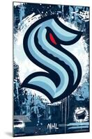 NHL Seattle Kraken - Maximalist Logo 23-Trends International-Mounted Poster