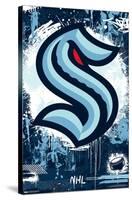NHL Seattle Kraken - Maximalist Logo 23-Trends International-Stretched Canvas