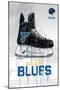 NHL St. Louis Blues - Drip Skate 21-Trends International-Mounted Poster