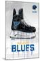 NHL St. Louis Blues - Drip Skate 21-Trends International-Mounted Poster