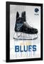 NHL St. Louis Blues - Drip Skate 21-Trends International-Framed Poster