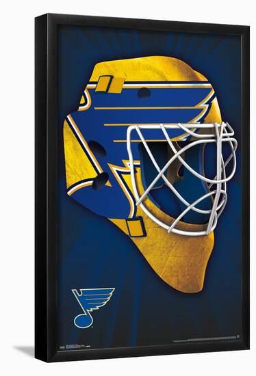 NHL St. Louis Blues - Logo 17-Trends International-Framed Poster