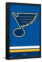 NHL St. Louis Blues - Logo 21-Trends International-Framed Poster