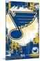 NHL St. Louis Blues - Maximalist Logo 23-Trends International-Mounted Poster