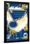 NHL St. Louis Blues - Maximalist Logo 23-Trends International-Framed Poster