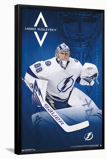 NHL Tampa Bay Lightning - Andrei Vasilevskiy 19-null-Framed Standard Poster