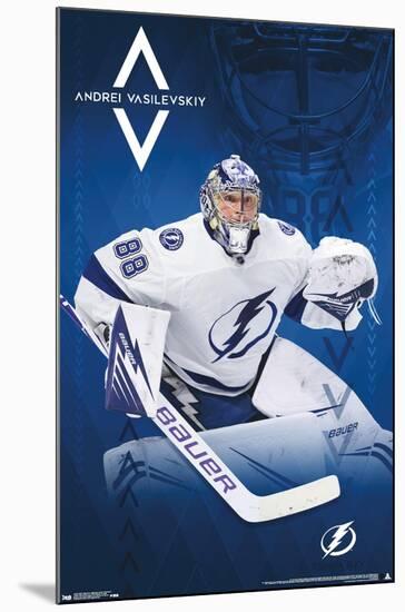 NHL Tampa Bay Lightning - Andrei Vasilevskiy 19-null-Mounted Standard Poster