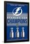 NHL Tampa Bay Lightning - Champions 23-Trends International-Framed Poster