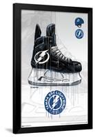 NHL Tampa Bay Lightning - Drip Skate 21-Trends International-Framed Poster