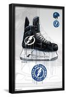 NHL Tampa Bay Lightning - Drip Skate 21-Trends International-Framed Poster