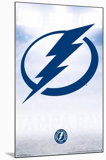 NHL Tampa Bay Lightning - Logo 17-Trends International-Mounted Poster