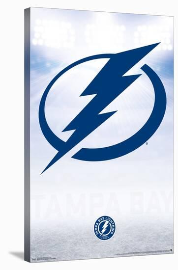 NHL Tampa Bay Lightning - Logo 17-Trends International-Stretched Canvas