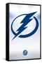 NHL Tampa Bay Lightning - Logo 17-Trends International-Framed Stretched Canvas