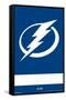 NHL Tampa Bay Lightning - Logo 21-Trends International-Framed Stretched Canvas