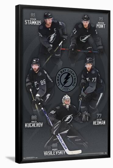 NHL Tampa Bay Lightning - Team 19-Trends International-Framed Poster