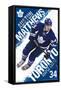 NHL Toronto Maple Leafs - Auston Matthews 16-Trends International-Framed Stretched Canvas