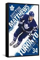 NHL Toronto Maple Leafs - Auston Matthews 16-Trends International-Framed Stretched Canvas