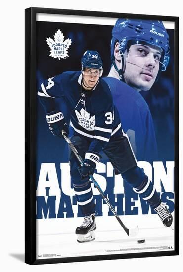 NHL Toronto Maple Leafs - Auston Matthews 17-Trends International-Framed Poster