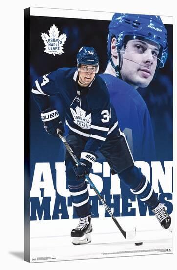 NHL Toronto Maple Leafs - Auston Matthews 17-Trends International-Stretched Canvas