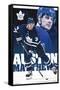 NHL Toronto Maple Leafs - Auston Matthews 17-Trends International-Framed Stretched Canvas
