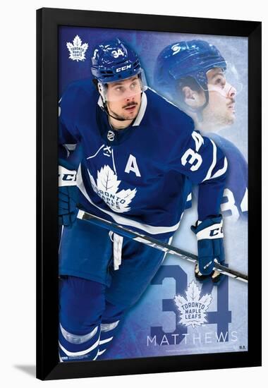 NHL Toronto Maple Leafs - Auston Matthews 21-Trends International-Framed Poster