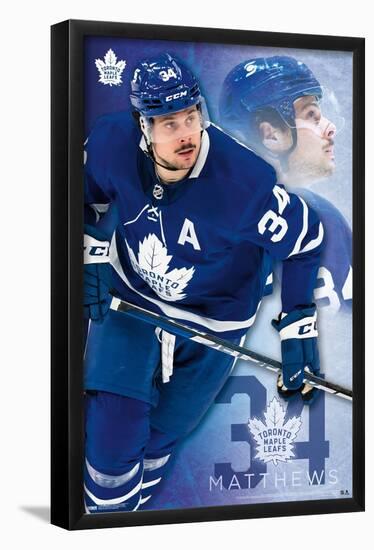 NHL Toronto Maple Leafs - Auston Matthews 21-Trends International-Framed Poster