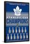 NHL Toronto Maple Leafs - Champions 23-Trends International-Framed Poster