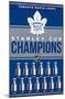 NHL Toronto Maple Leafs - Champions 23-Trends International-Mounted Poster