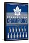 NHL Toronto Maple Leafs - Champions 23-Trends International-Framed Stretched Canvas