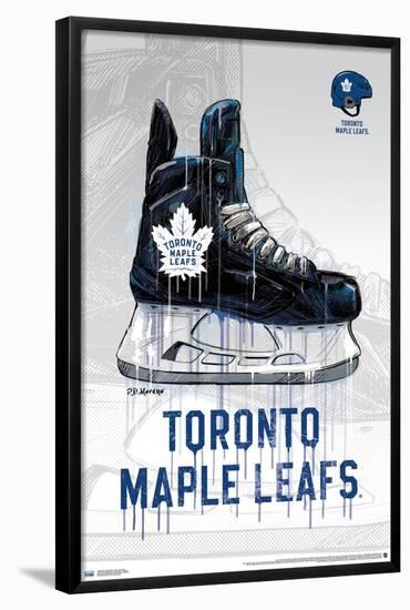 NHL Toronto Maple Leafs - Drip Skate 20-Trends International-Framed Poster