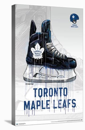 NHL Toronto Maple Leafs - Drip Skate 20-Trends International-Stretched Canvas