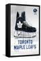 NHL Toronto Maple Leafs - Drip Skate 20-Trends International-Framed Stretched Canvas