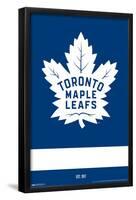 NHL Toronto Maple Leafs - Logo 21-Trends International-Framed Poster