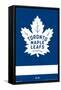 NHL Toronto Maple Leafs - Logo 21-Trends International-Framed Stretched Canvas