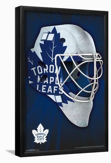 NHL Toronto Maple Leafs - Mask 16-Trends International-Framed Poster