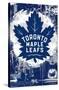 NHL Toronto Maple Leafs - Maximalist Logo 23-Trends International-Stretched Canvas