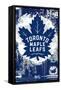 NHL Toronto Maple Leafs - Maximalist Logo 23-Trends International-Framed Stretched Canvas