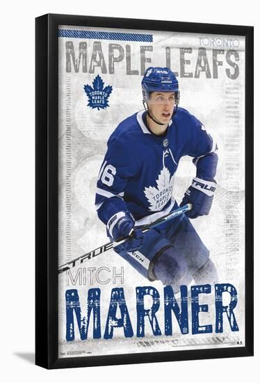 NHL Toronto Maple Leafs - Mitch Marner 19-Trends International-Framed Poster