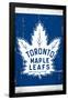 NHL: Toronto Maple Leafs- Retro Distressed Logo-null-Framed Poster