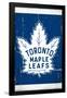 NHL Toronto Maple Leafs - Retro Logo 16-Trends International-Framed Poster