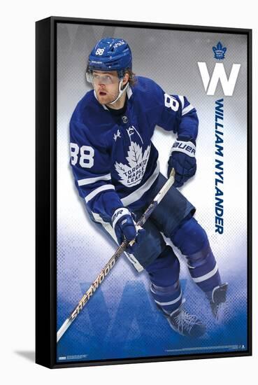 NHL Toronto Maple Leafs - William Nylander 23-Trends International-Framed Stretched Canvas