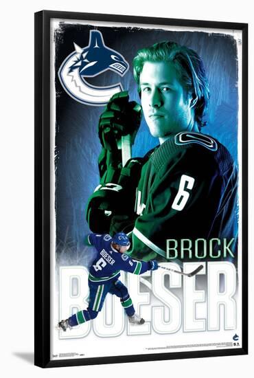 NHL Vancouver Canucks - Brock Boeser 18-Trends International-Framed Poster